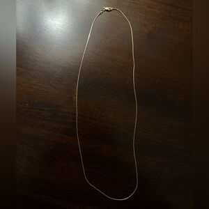 Thin Gold Necklace